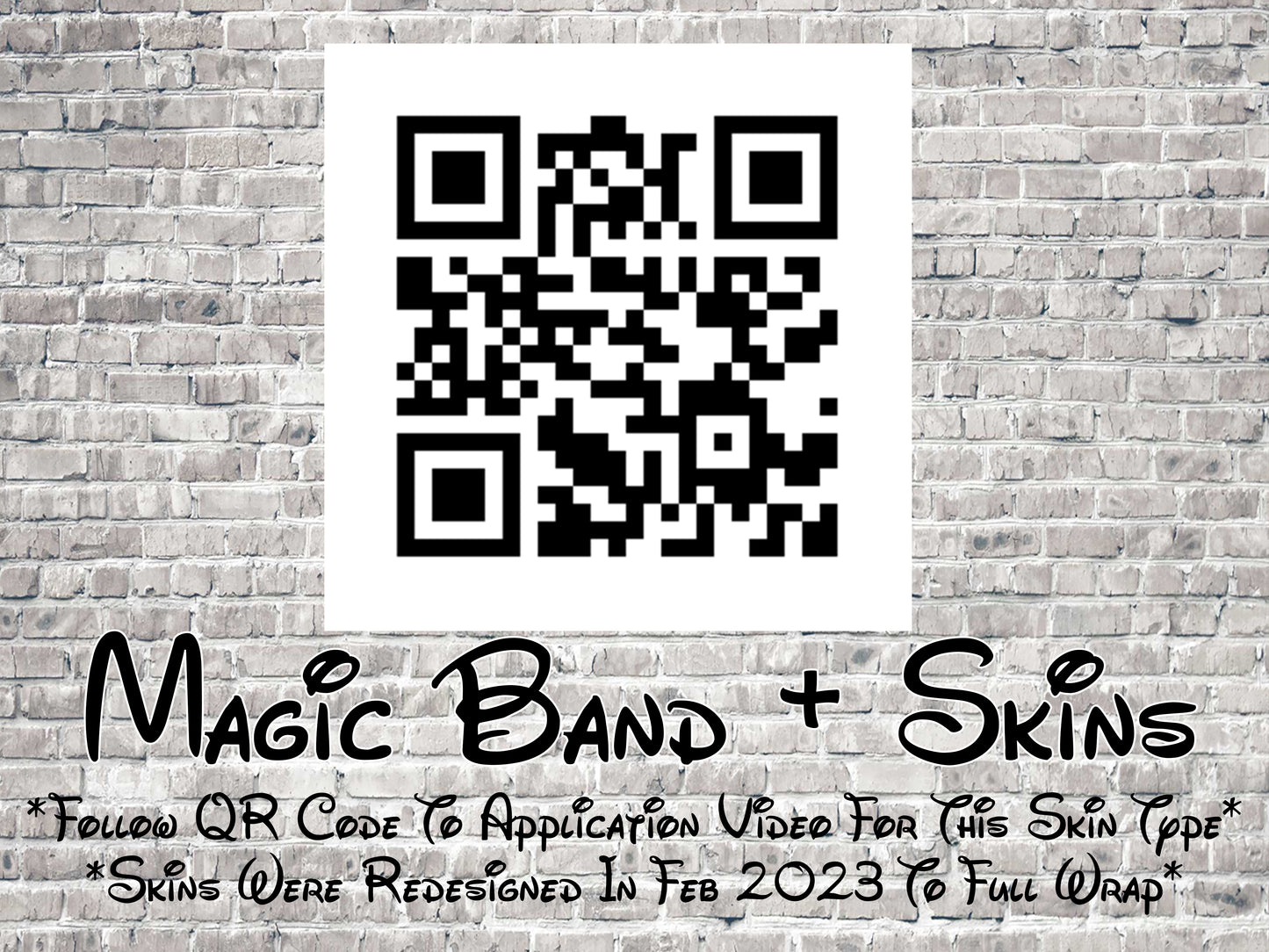 Super Sparkle No Flake Glitter Magic Band + Decal Skin Bow ONLY
