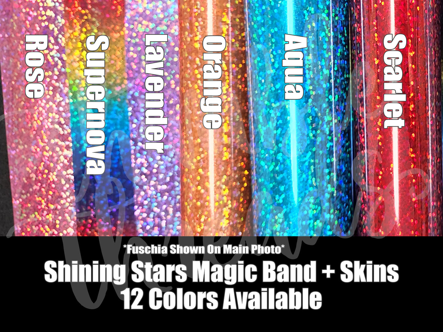 Shining Stars Magic Band + Decal Skin 3 Piece Wrap