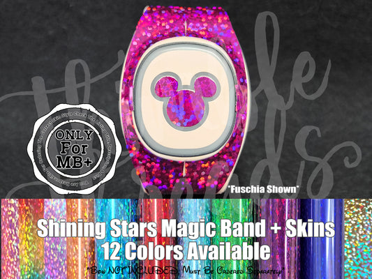 Shining Stars Magic Band + Decal Skin 3 Piece Wrap