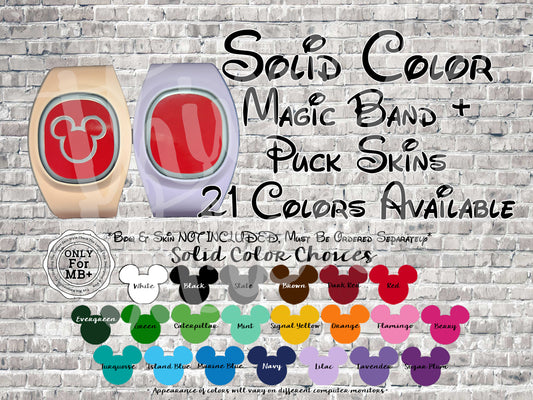 Glitter Magic Band + Decal Skin Puck ONLY